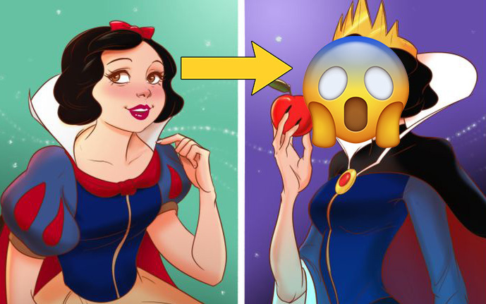 Sốc xỉu cảnh công chúa Disney hóa phản diện: Lọ Lem cáu kỉnh hơn người vẫn chưa hú hồn bằng Nàng Tiên Cá hở bạo