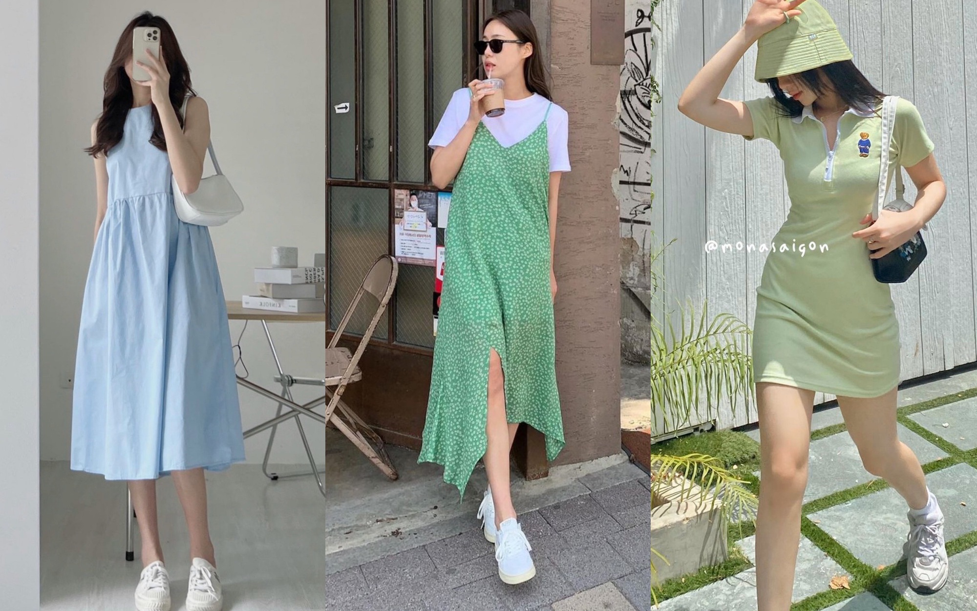 Sắm 3 kiểu váy này để diện cùng sneaker thì style mùa hè của bạn chắc chắn được nhân đôi điểm xịn xò