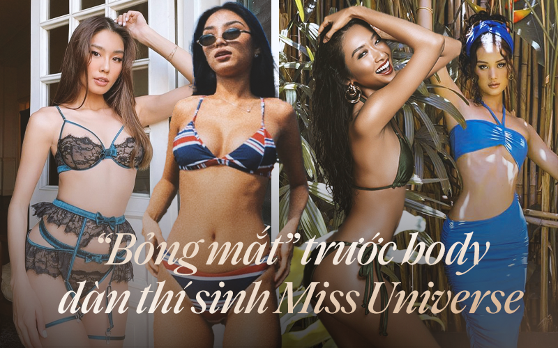 Dàn mỹ nhân Hoa hậu Hoàn vũ đọ dáng với bikini