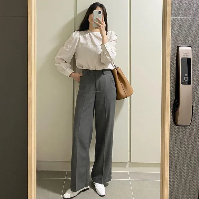 Blogger người Hàn mách bạn 6 set đồ mặc đẹp chốn công sở: vừa thoải mái, lịch sự lại thời thượng vô cùng - Ảnh 10.