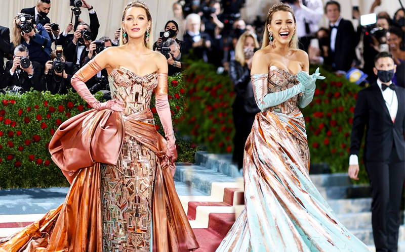 Blake Lively "thay váy" ngay trên thảm đỏ, thành tâm điểm Met Gala 2022 nhờ màn biến hóa xuất sắc