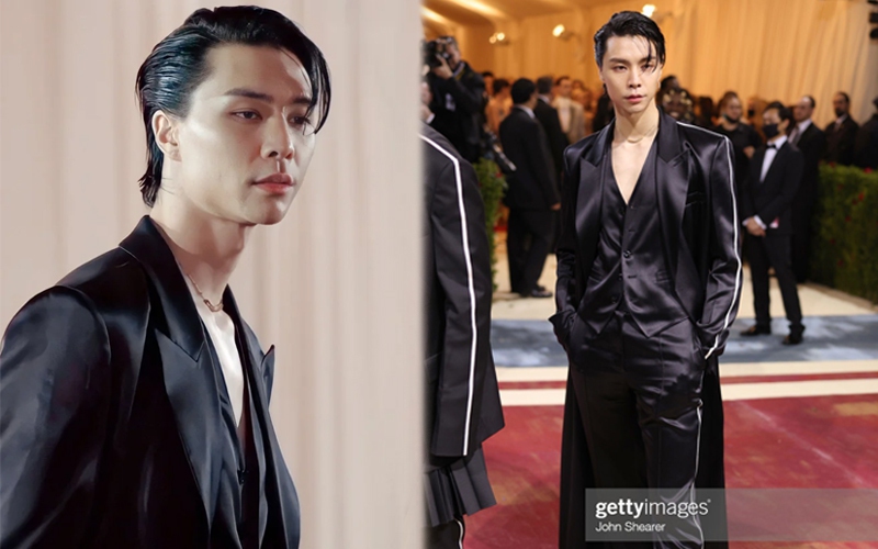 Johnny (NCT) diện đồ NTK gốc Việt dự Met Gala 2022, netizen được dịp 
