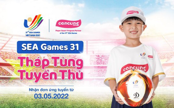 Lần đầu tiên trong lịch sử bóng đá SEA Games, Việt Nam tìm kiếm em bé &quot;quyền lực&quot; tháp tùng cầu thủ ra sân