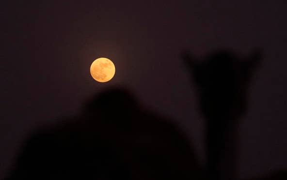 Loạt ảnh ấn tượng về siêu trăng sấm với độ lớn kỷ lục rực sáng trên bầu trời khắp thế giới - Ảnh 5.