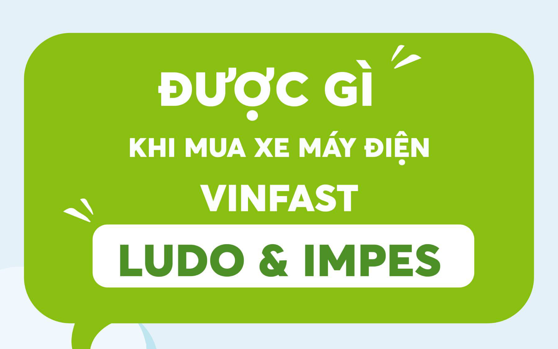 Được gì khi mua xe máy điện VinFast Ludo, Impes?