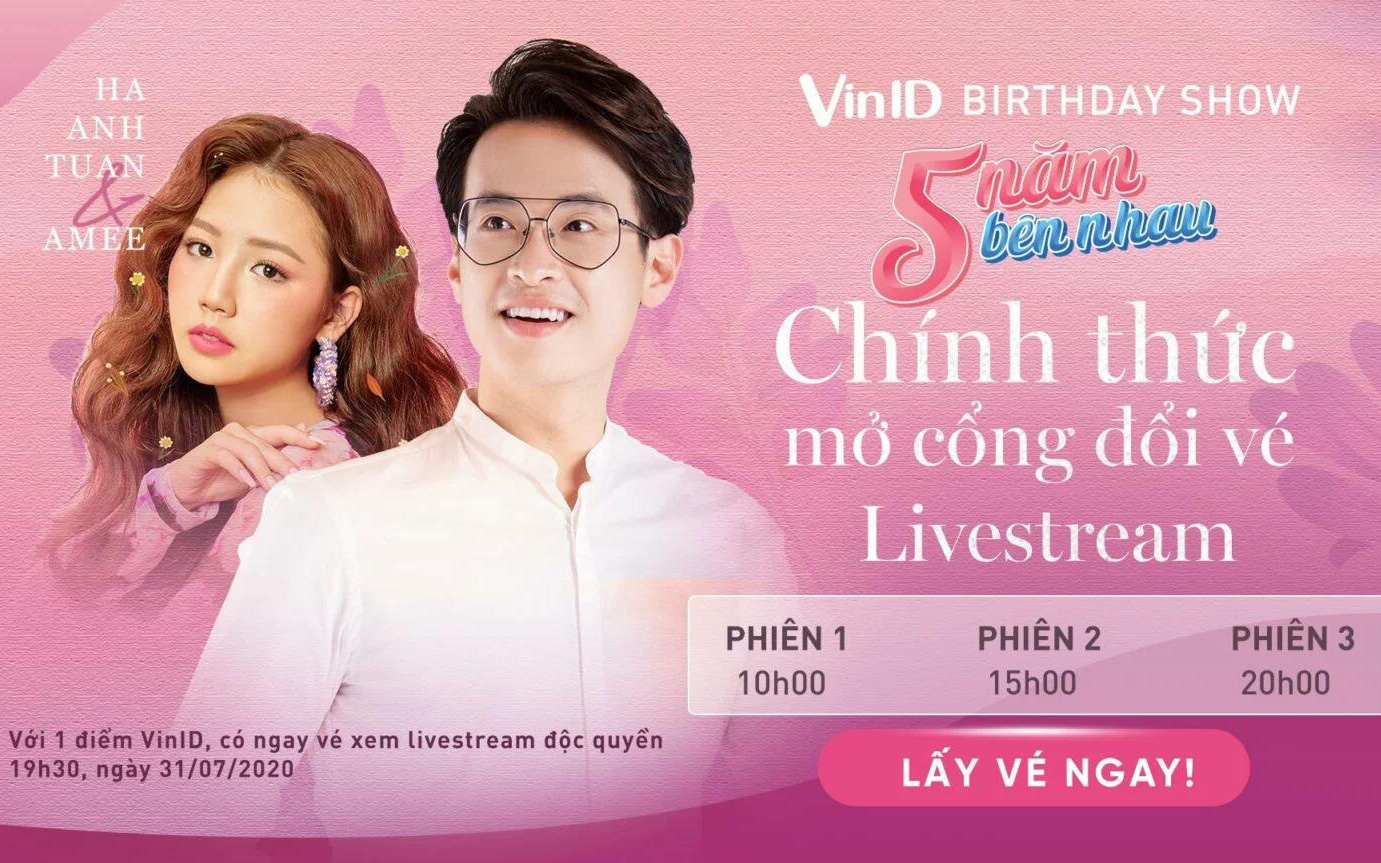 Hà Anh Tuấn cùng Amee “mở màn” sự kiện livestream âm nhạc đặc biệt của VinID