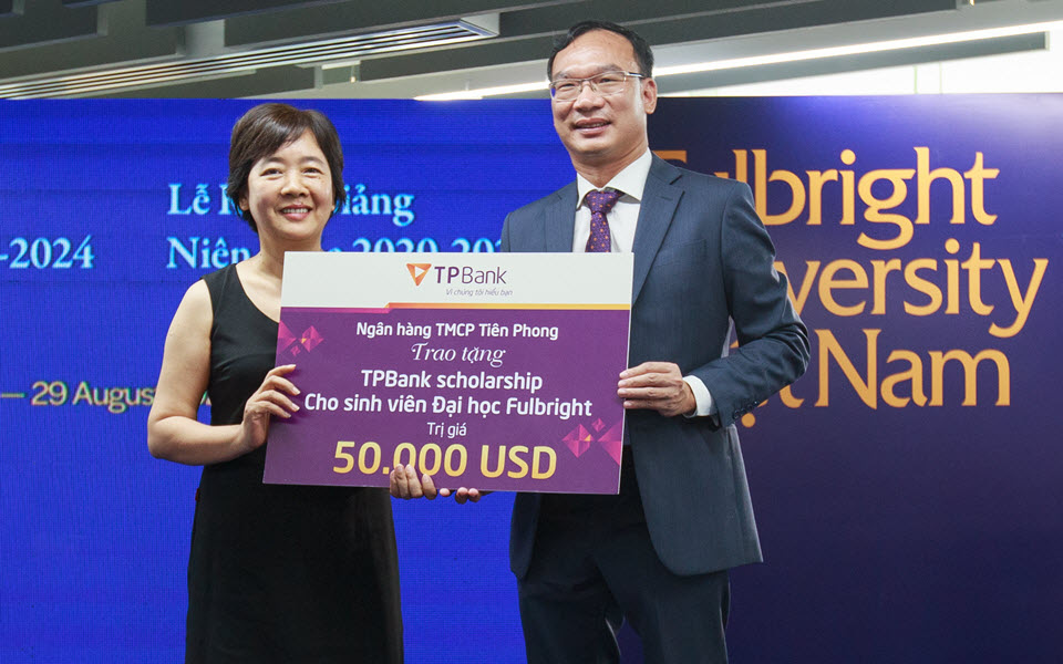 Sinh viên Đại học Fulbright nhận học bổng 50.000 USD từ TPBank