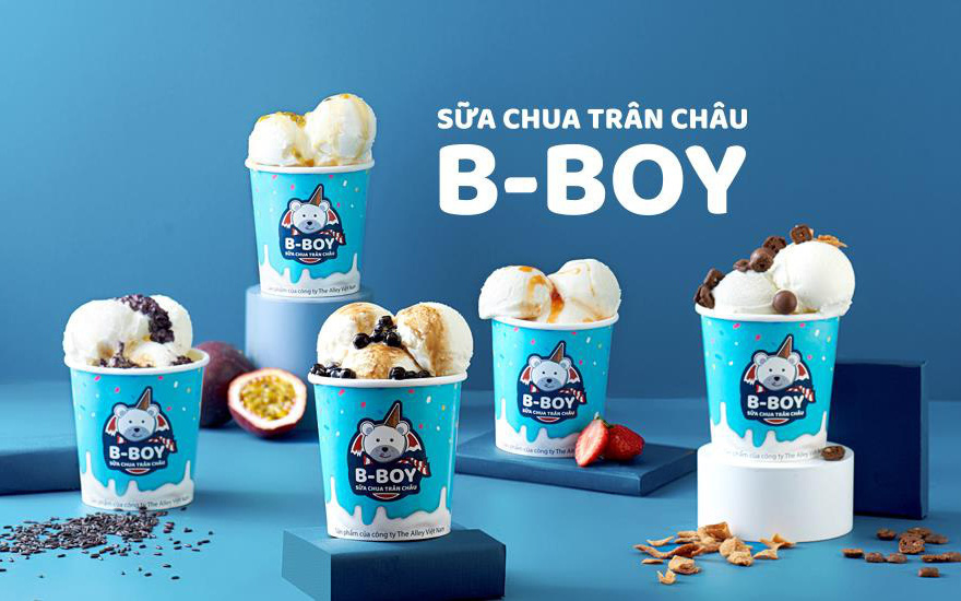 Sữa chua trân châu B-Boy của Diệp Lâm Anh chưa khai trương đã thu hút sự quan tâm của giới trẻ Hà thành