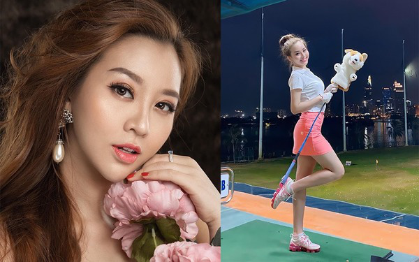 Nữ MC truyền hình gây ấn tượng với hình ảnh xinh lung linh cùng đường cong hút mắt trên sân golf