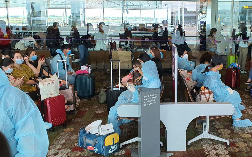 Thông tin liên quan tới hành khách từ Hàn Quốc về Việt Nam ngày 30/9