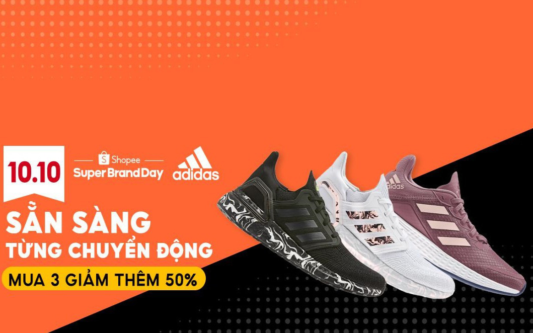 adidas tổ chức Ngày Siêu Thương Hiệu đầu tiên tại Đông Nam Á trong chuỗi sự kiện “Shopee 10.10 Ngày Sale Thương Hiệu”