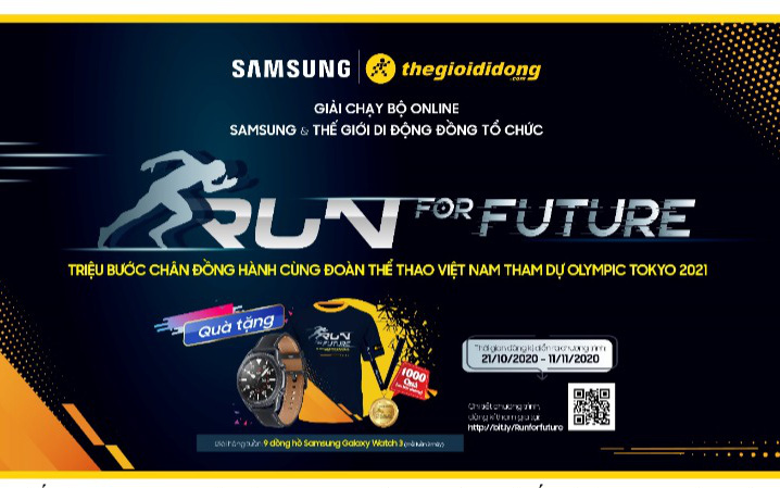 Cơ hội nhận ngay Samsung Galaxy Watch3 khi tham gia &quot;giải chạy bộ online&quot; do Thế Giới Di Động tổ chức