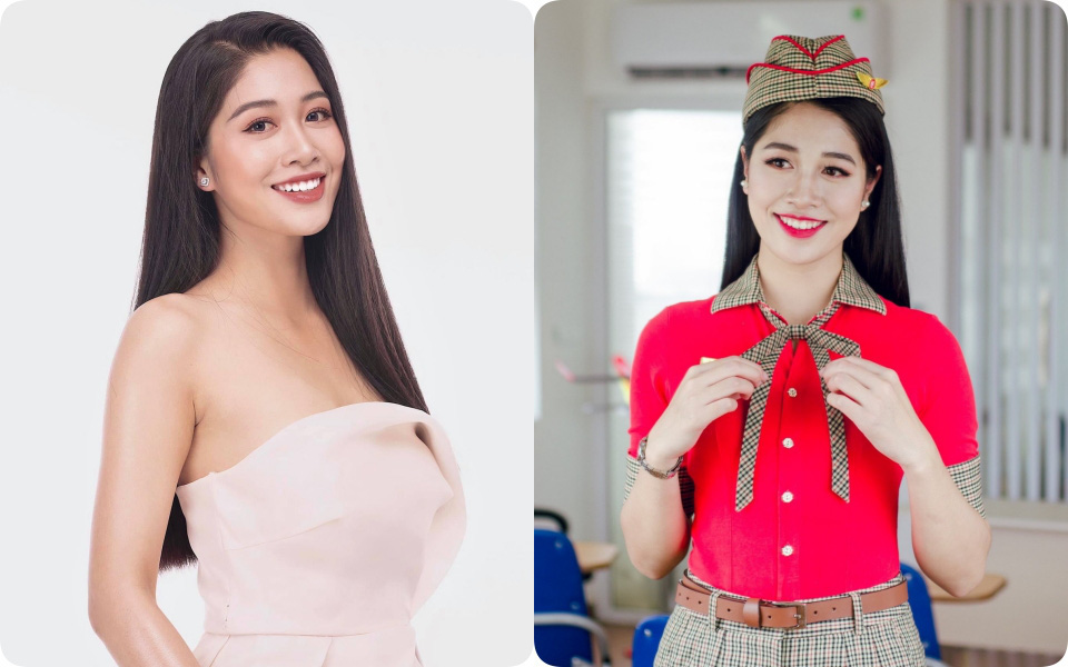Vẻ ngoài xinh đẹp của nữ tiếp viên hàng không vào chung kết HHVN 2020