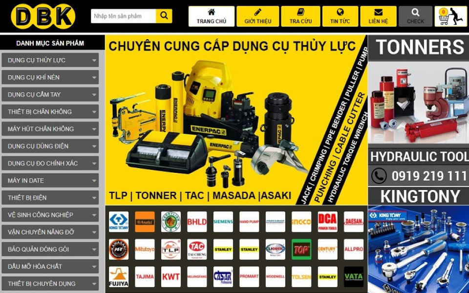 DBK Việt Nam - Nhà phân phối máy hút chân không, dụng cụ thủy lực uy tín tại TP.HCM