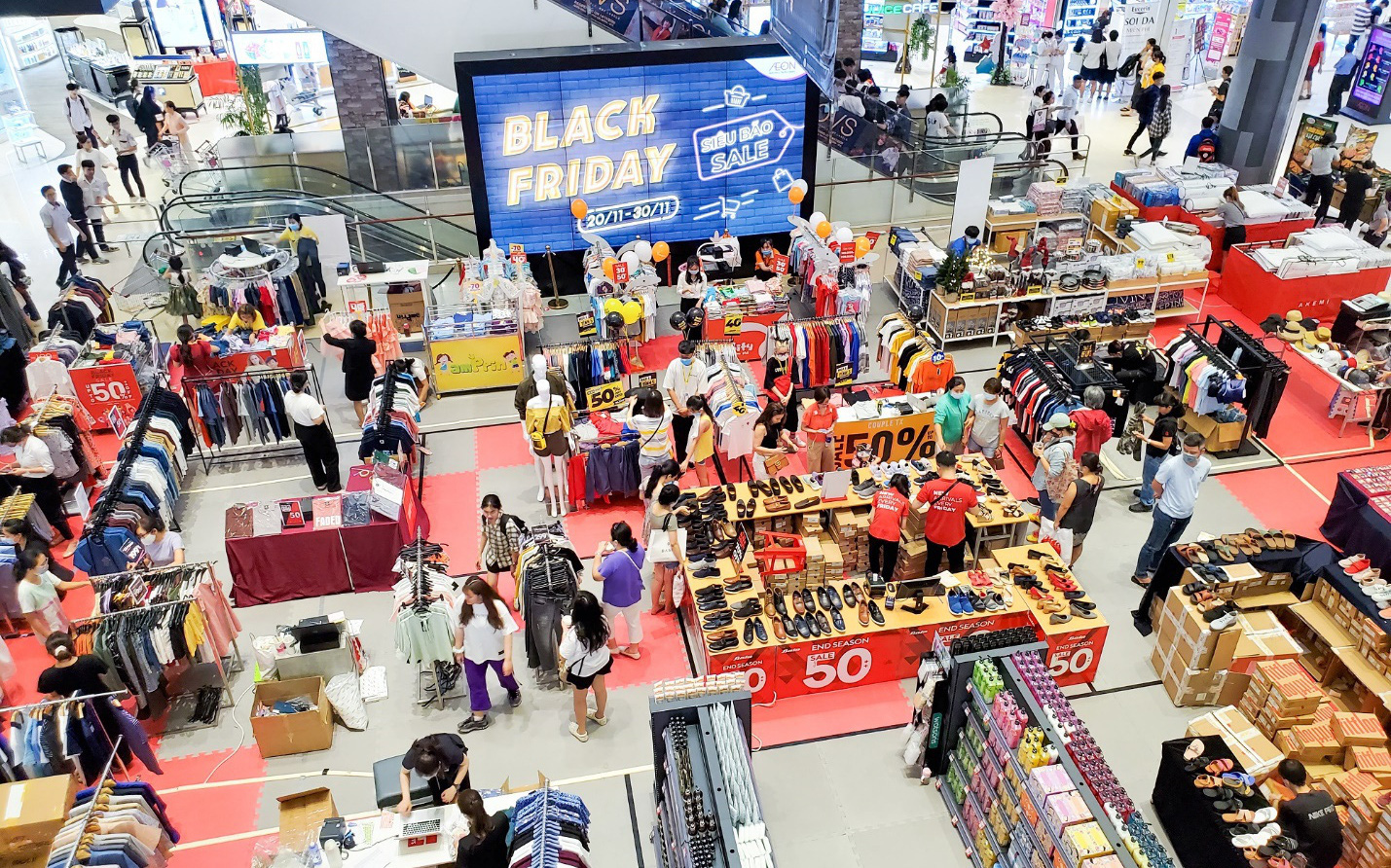 Black Friday - “Hóa đen dài tập” với “Siêu Bão Sale” chỉ có tại Trung tâm mua sắm AEON Mall!