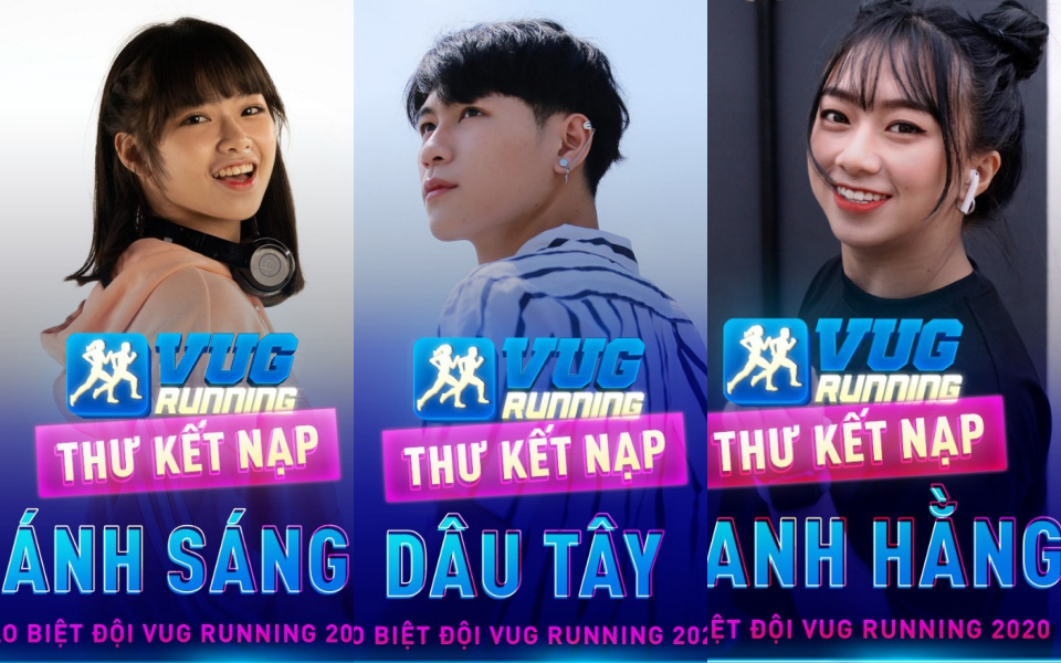 Lộ diện dàn hot face “đổ bộ” biệt đội VUG Running 2020
