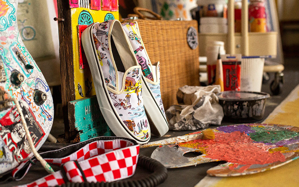 Kide Baharudin dùng nghệ thuật tái hiện cuộc sống qua BST Vans x Kide