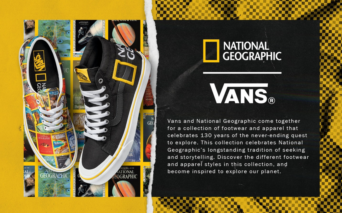 Vans lại gây sốt với siêu phẩm mới, vinh danh 132 năm cống hiến của National Geographic