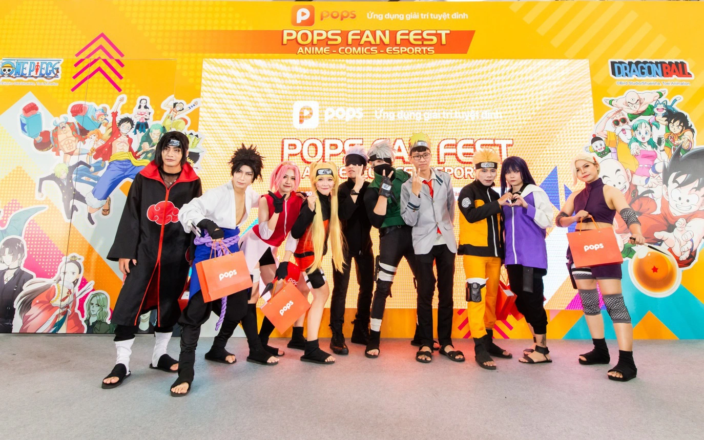 POPS Fan Fest đãi fan anime, truyện tranh, eSports sân chơi “chất như nước cất”, quà cáp rợp trời