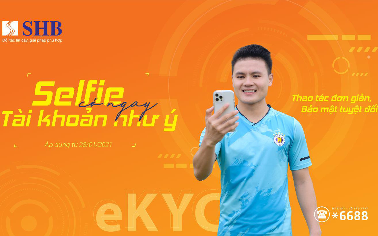 “Selfie” có ngay tài khoản như ý cùng SHB