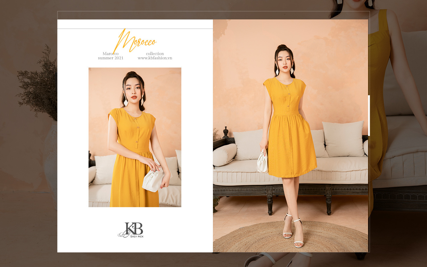 Hô biến tủ đồ công sở mùa hè với phong cách “Morocco” của KB Fashion