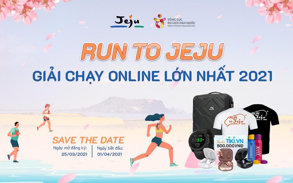 Hàng trăm người chơi hào hứng tham dự giải chạy ảo lớn bậc nhất năm - RUN to Jeju