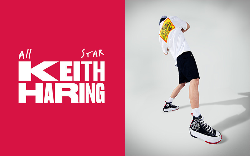 Converse mang cái hay từ nghệ thuật “phản văn” của Keith Haring lên bộ collab đầu tiên