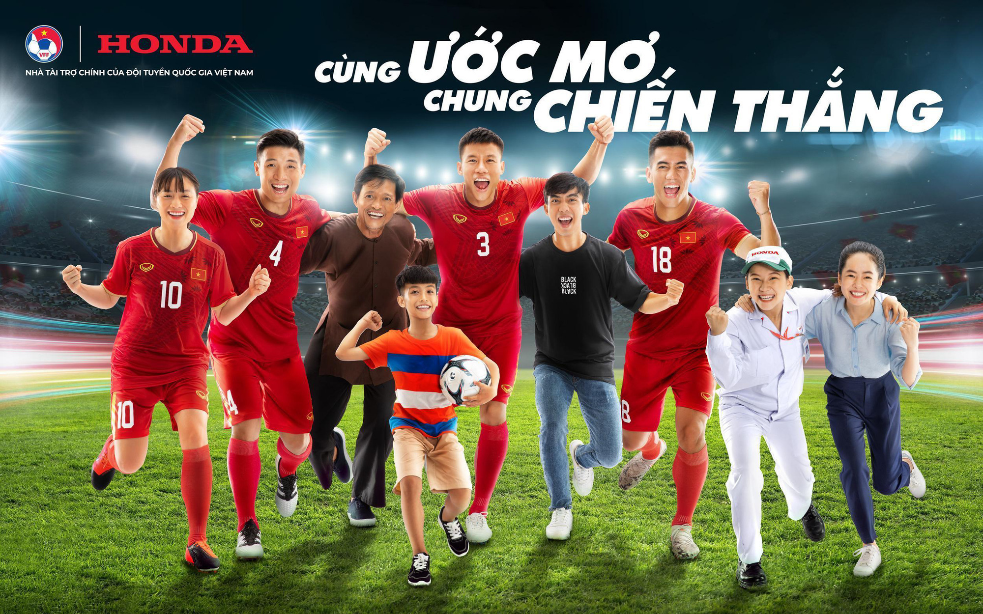 Honda Việt Nam tiếp tục đồng hành cùng nền bóng đá nước nhà