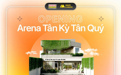 Arena Multimedia khai trương cơ sở thứ 6 tại Tân Kỳ Tân Quý (TP.HCM): Tặng quà khủng cho “tân binh” toàn quốc