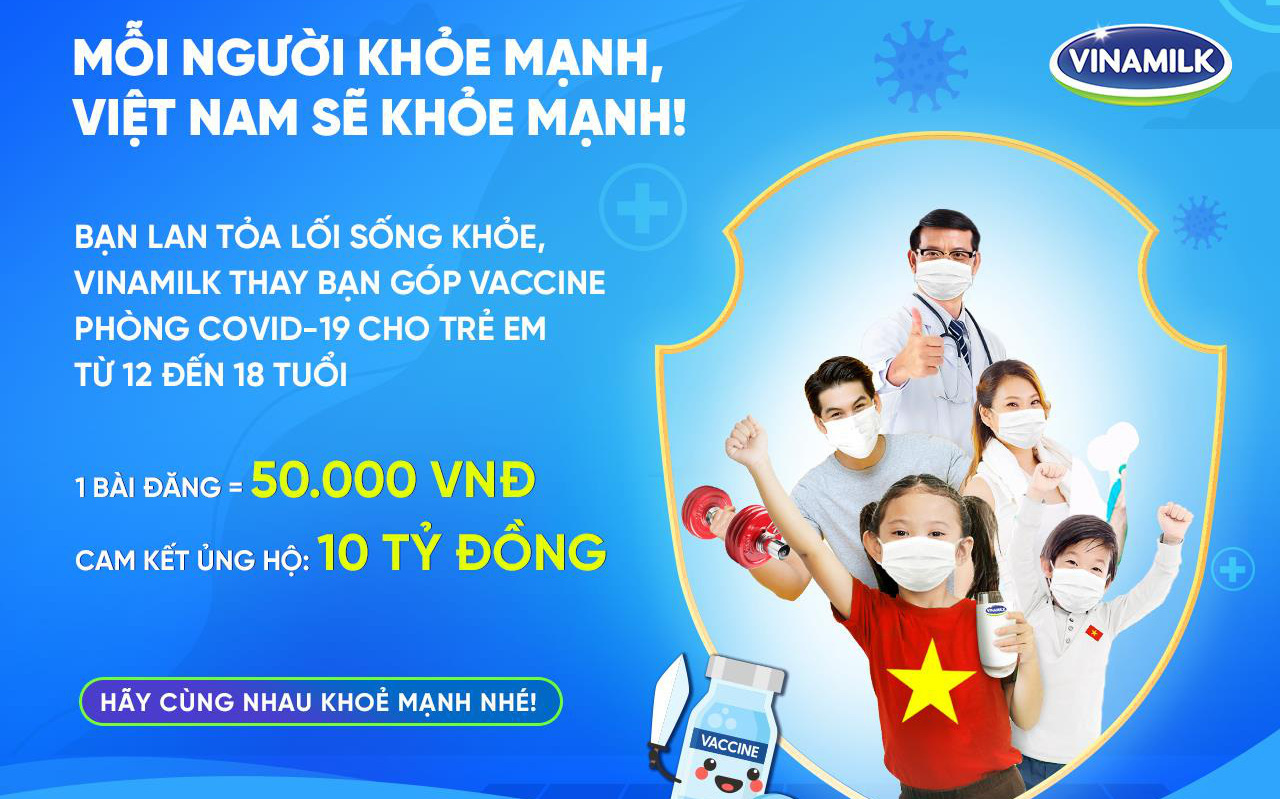 Chỉ cần làm một việc đơn giản, bạn đã góp vaccine cho trẻ em để phòng Covid-19