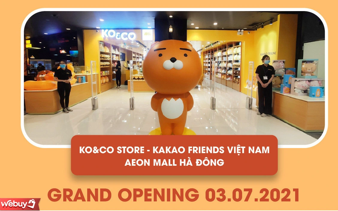 Thương hiệu Kakao Friends chính thức cập bến Việt Nam, đồ siêu chất lượng lại khuyến mãi ầm ầm dịp khai trương