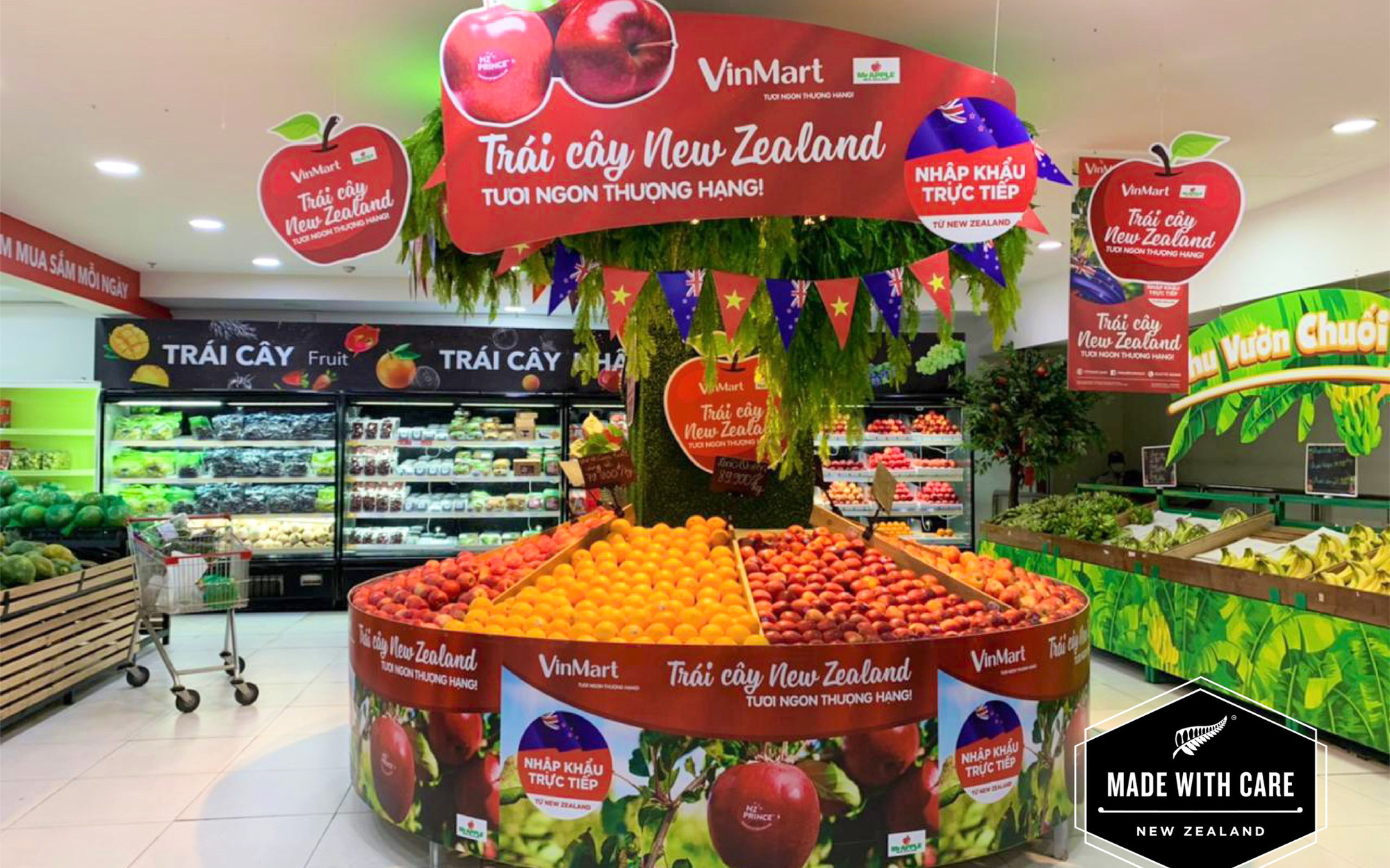 Trái cây New Zealand thượng hạng có mặt tại Vinmart