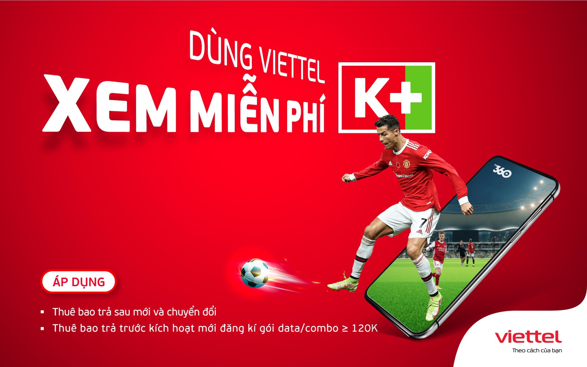 Bật mí cách xem K+ bản quyền miễn phí trên ứng dụng TV360 của Viettel