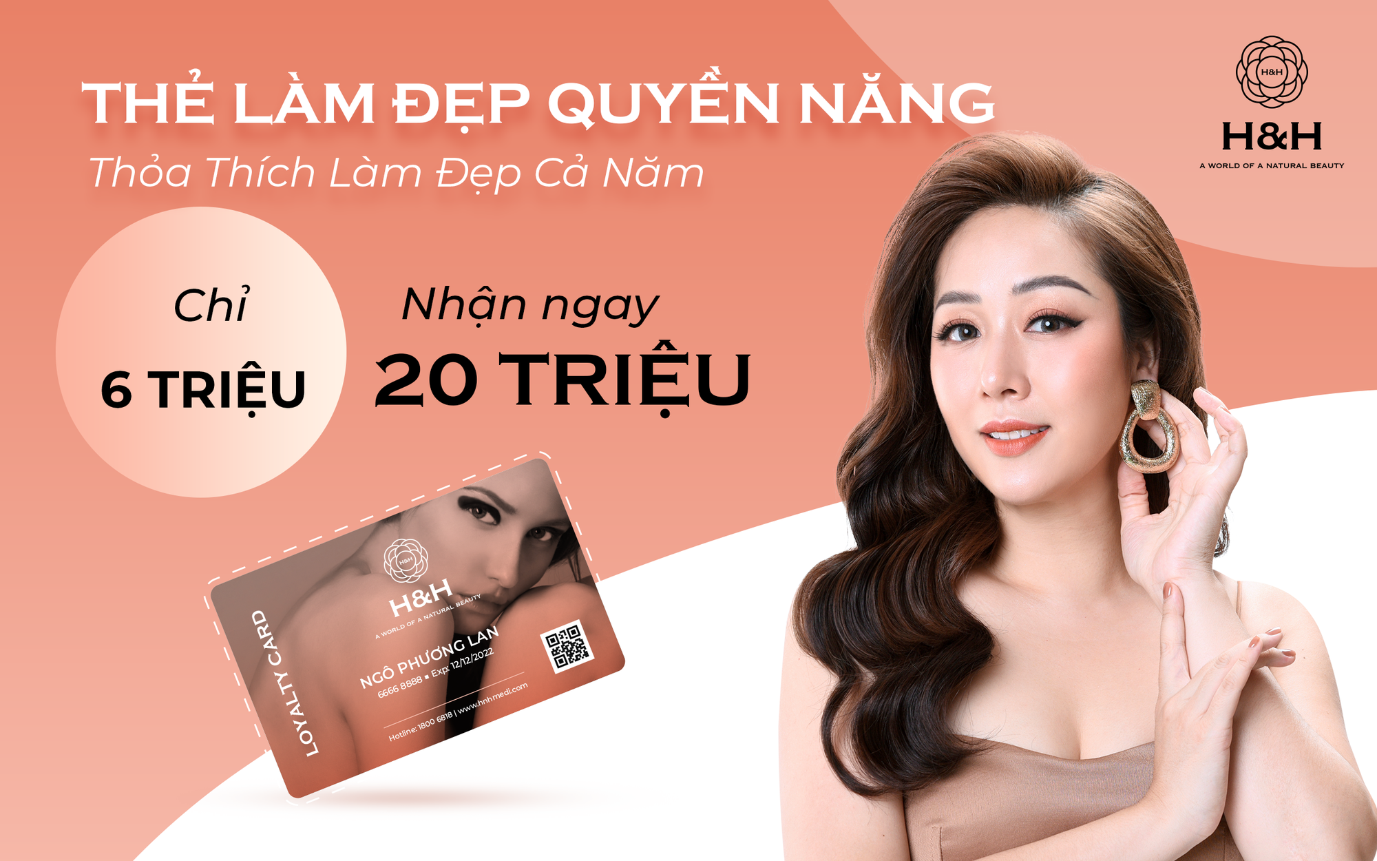 “Thẻ làm đẹp quyền năng” - Tặng ngay voucher 20 triệu cùng loạt ưu đãi khủng cả năm