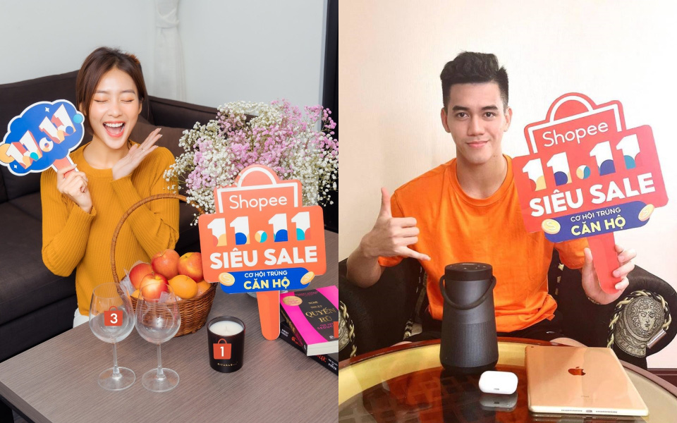 Loạt sao Việt và nam thần cầu thủ rần rần ăn mừng ngày 11.11 Siêu Sale: Người tinh tế “khoe nhẹ&quot; đồ vừa săn được, người nóng lòng chờ ngày đẹp để chốt đơn