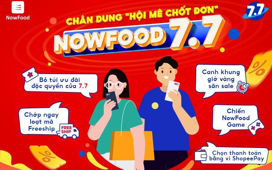 Giờ vàng “Ăn cả thế giới” đã điểm, sẵn sàng rinh loạt deal hot 7.7 của Now