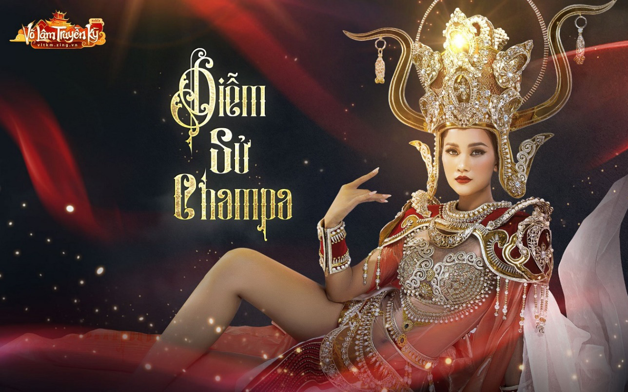 Người mẫu Hương Ly và Quỳnh Anh hóa nữ thần Chăm Pa kiêu sa trong bộ sưu tập mới