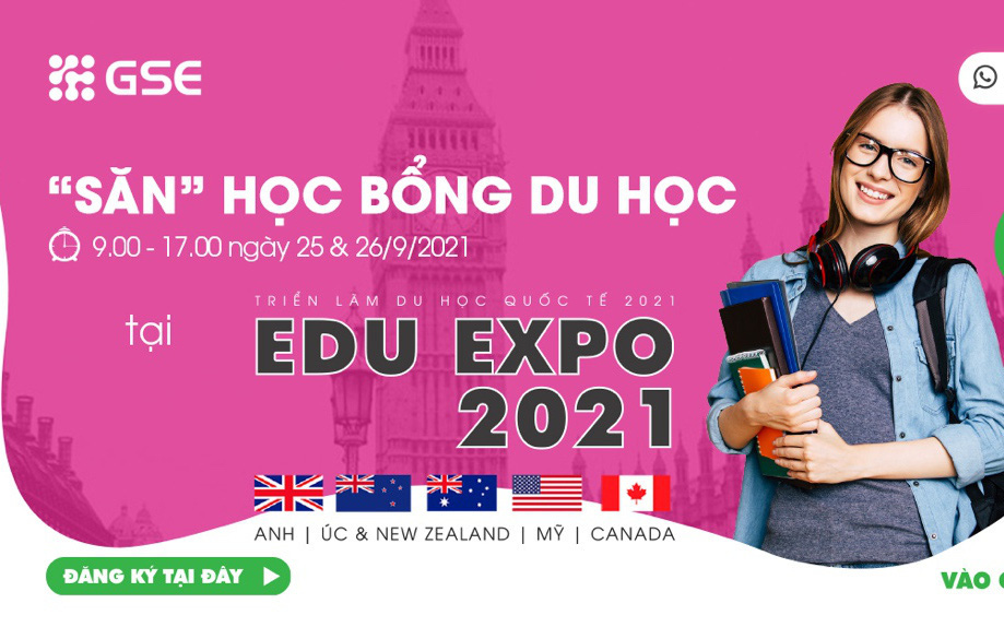 Săn học bổng du học trực tuyến tới 100% trong tháng 9/2021