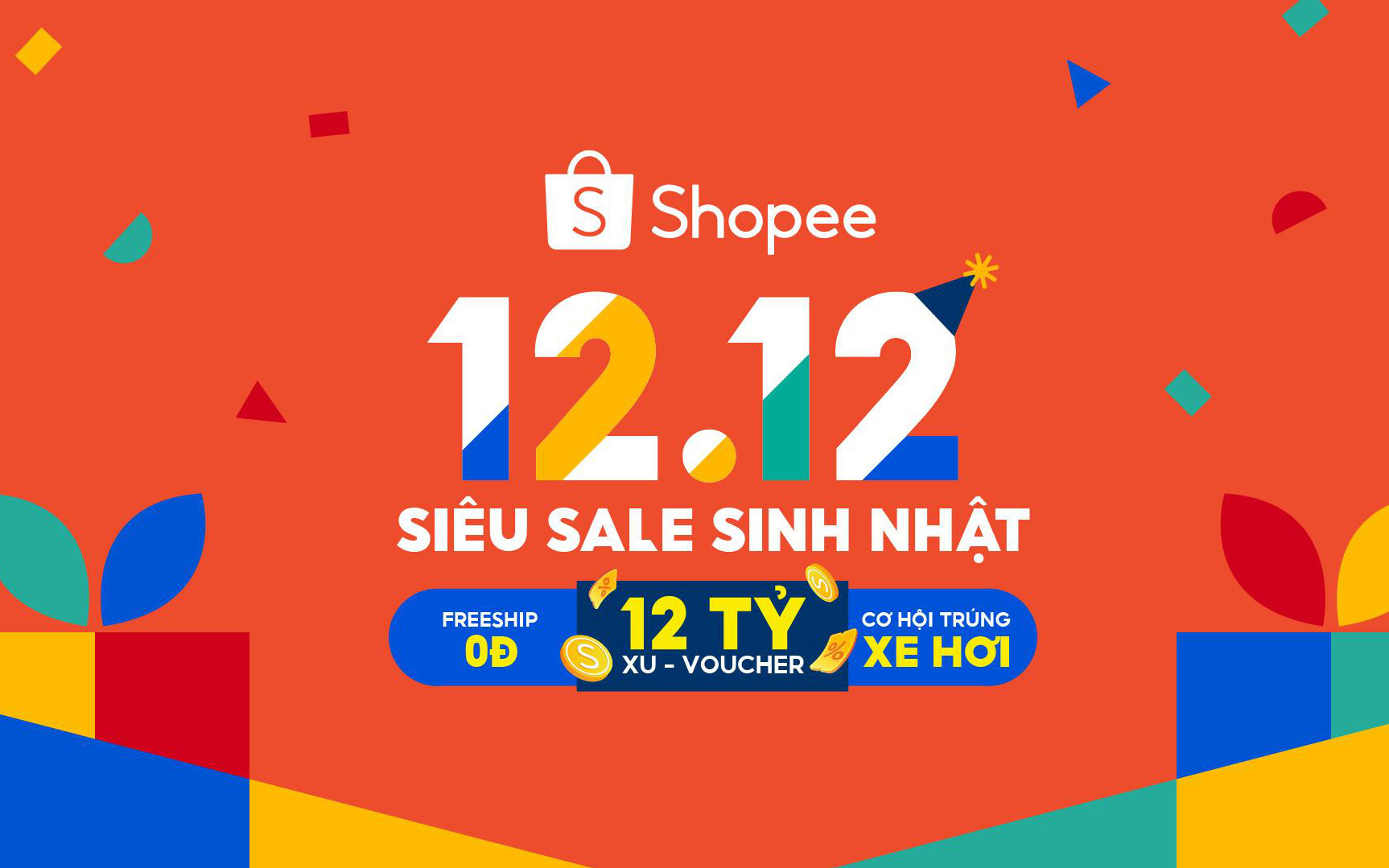 Shopee khởi động sự kiện 12.12 siêu sale sinh nhật với nhiều niềm vui cho người mua sắm