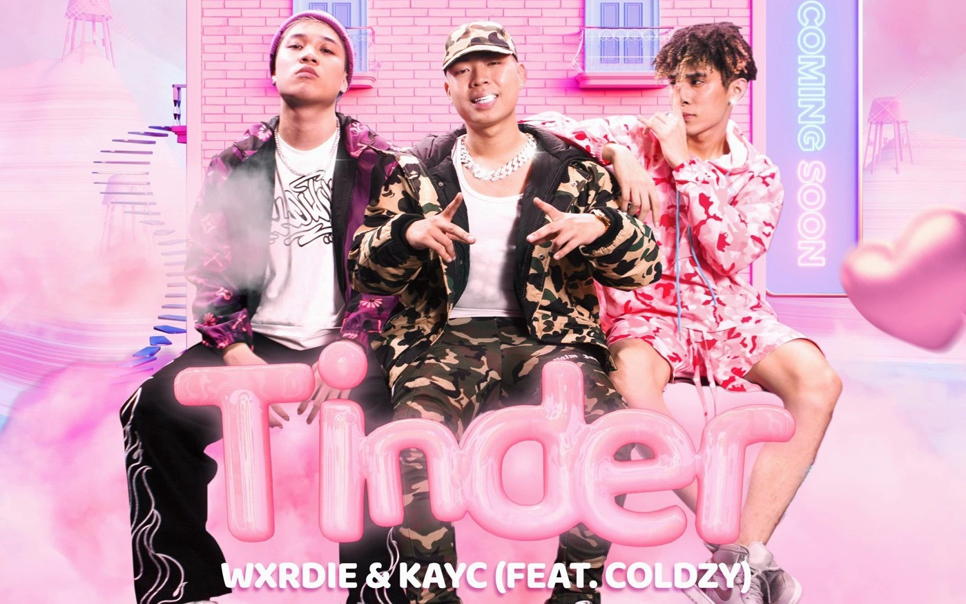 Ai là chàng trai bạn sẽ hẹn hò trên &quot;Tinder&quot;? - Wxrdie, KayC cùng Coldzy ra mắt sản phẩm âm nhạc mới cùng tên!