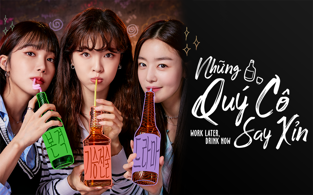 Si Won uống sữa chua, bất lực nhìn bạn gái Lee Kwang Soo nốc rượu cùng hội chị em trong phim mới