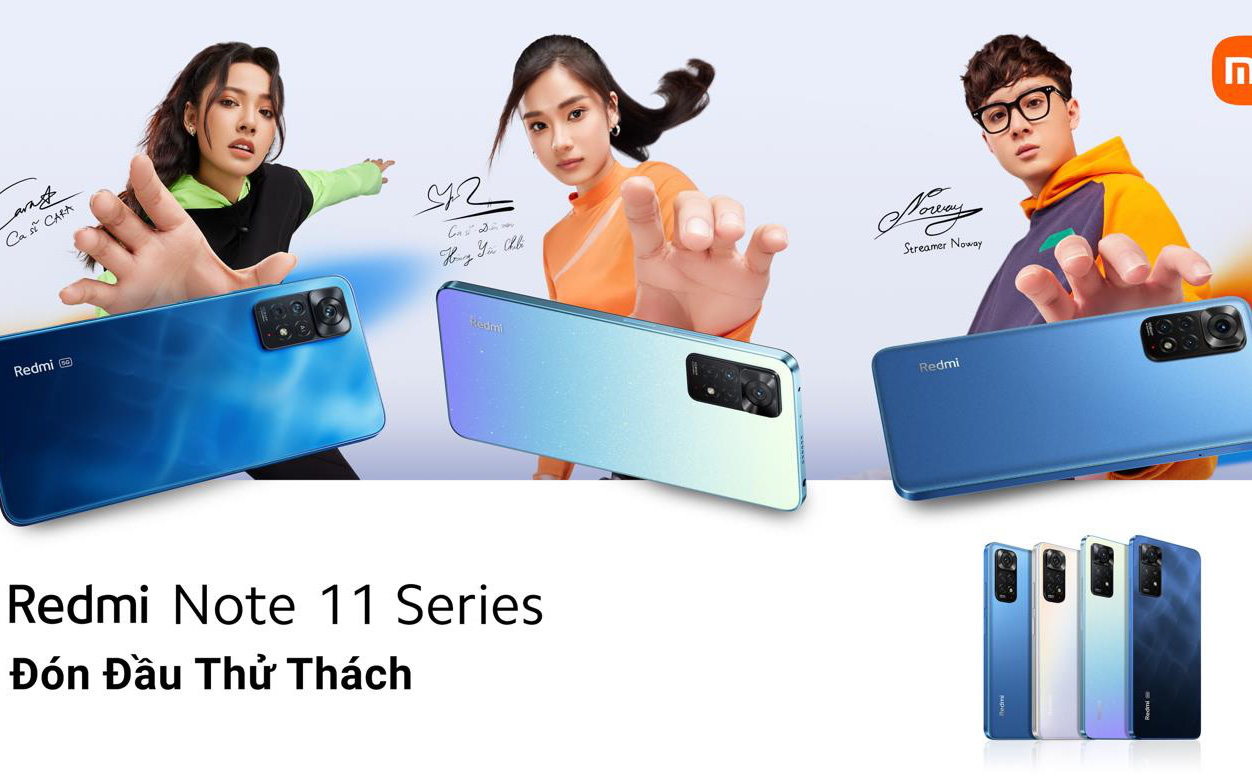 Xiaomi Việt Nam chính thức ra mắt dòng sản phẩm Redmi Note 11 cùng biệt đội Đón đầu thử thách