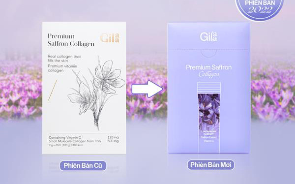 TPBS Gilaa Premium Saffron Collagen phiên bản mới: “Chân ái'’ giúp da trắng khoẻ mịn màng từ bên trong