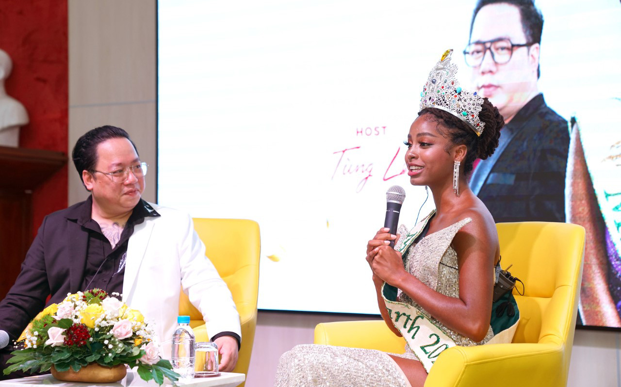 Hành trình từ thôn nữ Belize đến Hoa hậu Trái đất của Miss Earth 2021 truyền cảm hứng cho giới trẻ Việt Nam