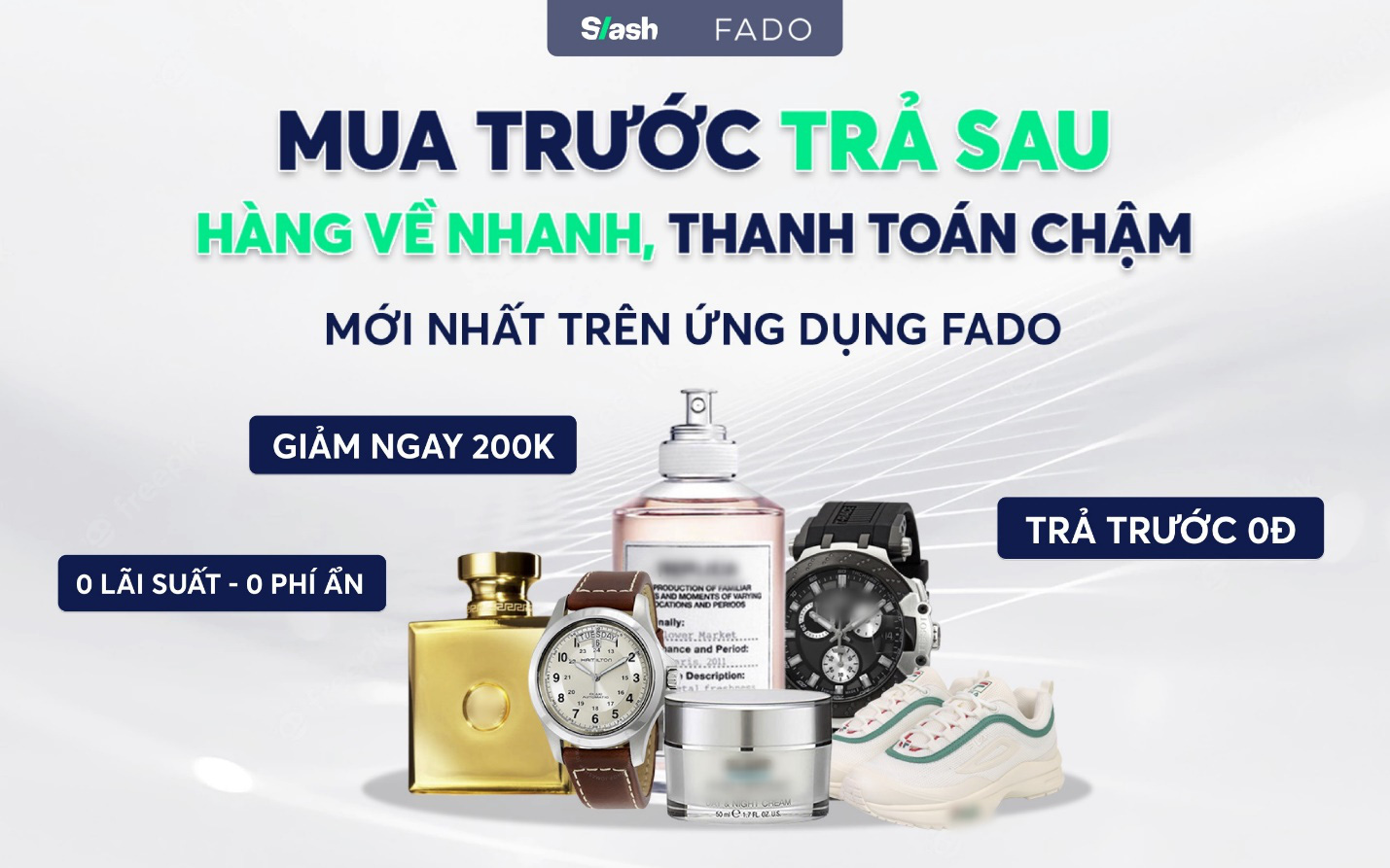 Shopping trả sau hàng quốc tế chỉ với 0đ độc quyền tại FADO