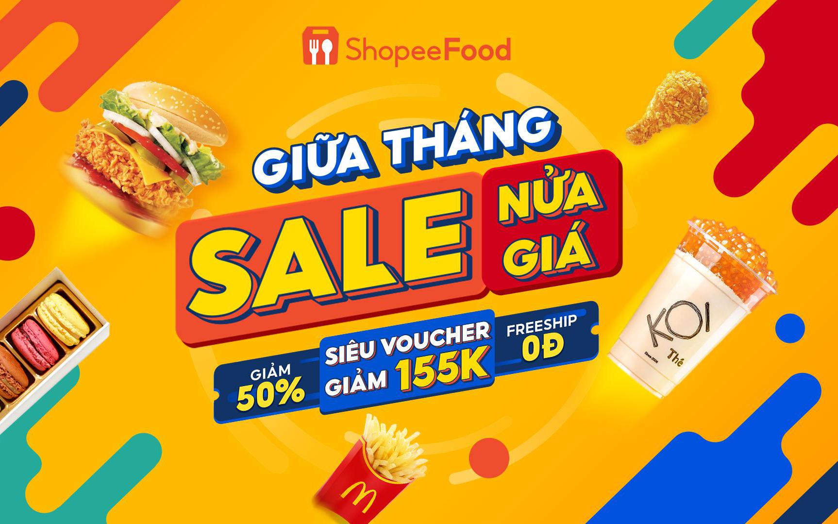 ShopeeFood Ngày 15 Sale Đồng Giá - Khám phá ngay bộ sưu tập món ngon chỉ từ 1.000 đồng