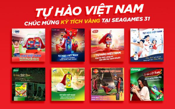 Đoàn Việt Nam thắng lớn 205 huy chương vàng SEA Games, Unilever “khao to&quot; 205 phần quà khủng