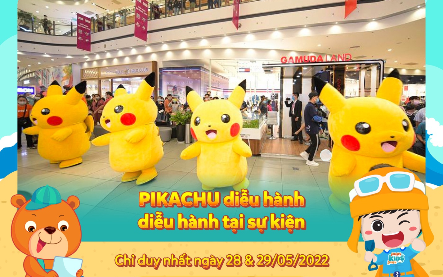 POPS Kids trở lại, dẫn &quot;đội quân&quot; Pikachu, Doraemon đến thăm các bé vào Quốc tế Thiếu nhi