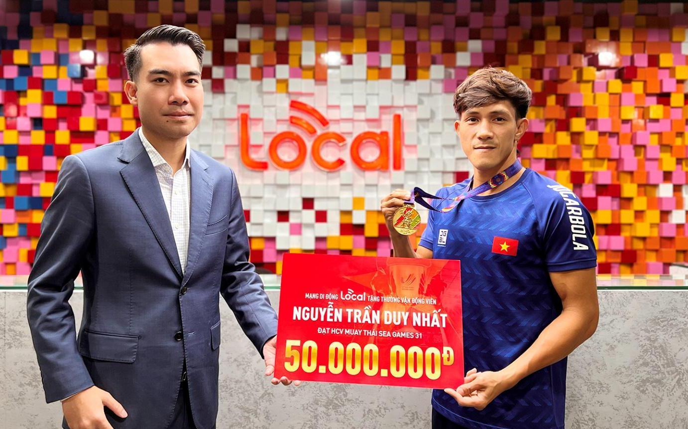 Mạng di động Local “thưởng nóng” vận động viên đoạt HCV SEA Games 31 Nguyễn Trần Duy Nhất