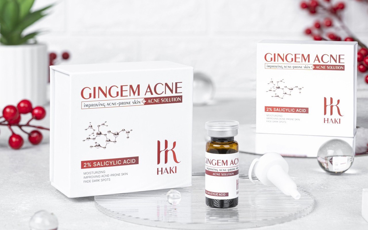 Gingem Acne ngăn ngừa mụn, mờ vết thâm, cho làn da sáng rạng ngời